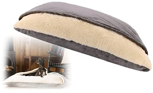 Beruhigendes Hundebett mit Kapuze und abnehmbarer Kapuzendecke, weicher, waschbarer Haustierschlafsack für kleine bis mittelgroße Hunde/Katzen