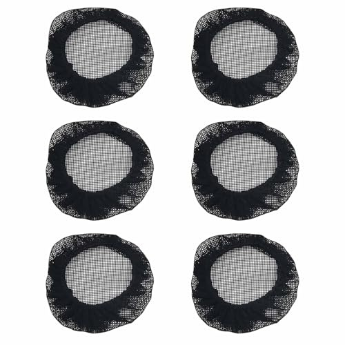 6 Pcs Ballet Hair Net Reusable Elastic Band Hair Nets Bun Cover Hairnets Mesh Dance Bun Covers Bun Nets Hair Accessories for Women Girls Ballet Dance Skating