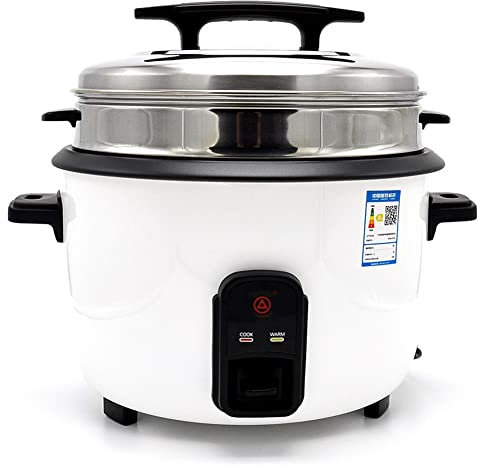 Cuiseur à Riz électrique de Grande capacité avec cuiseur Vapeur - Riz avec récipient intérieur antiadhésif, Comprend Une Tasse à mesurer et Une spatule