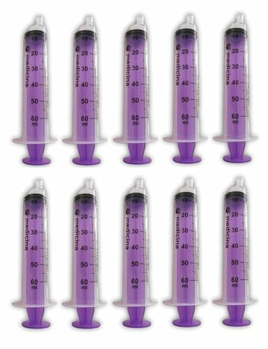 Enfit, Siringa Enterale, 60ml, Cono Eccentrico (10)