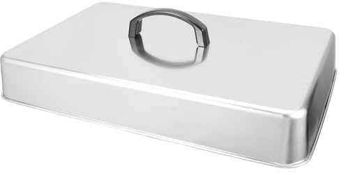 Toyvian Tapa de Olla para Hornear de Acero Inoxidable Tapa para Plancha de Acero Inoxidable para Cocinar al Vapor Fundir Queso Cocinar Hamburguesas Cocina o Barbacoa