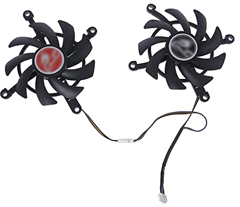 Watreketal Ventiladores silenciosos para tarjetas gráficas coloridas 1660 2060, 85 mm, 4 pines, 12 V, VGA, ventilador de refrigeración