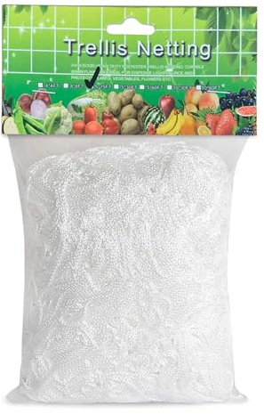 Verstärktes Polyester-Kletternetz für vertikales Gemüse, robustes Pflanzennetz für Tomaten, Gurken, Mehrzweck-Pflanzennetze, für den Außenbereich