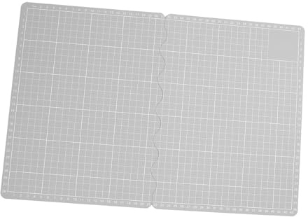 Cocoarm Tapis de Découpe Pliable Polyvalent A4, Tapis de Découpe de Construction de Modèles Souples pour la Couture, Planche à Découper Auto-cicatrisante, Planche d'artisanat avec Grille pour A3 et