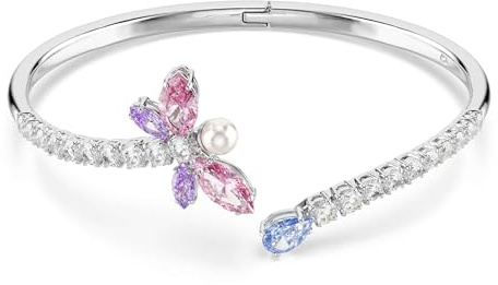 Swarovski x Ariana Grande Brazalete, Tallas mixtas, Libélula, Multicolor, Baño de rodio