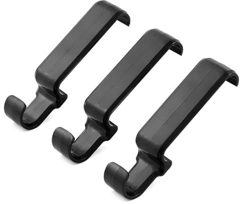 TSMORY Confezione da 3 robusti ganci per barbecue, in acciaio inox, resistenti alla ruggine, organizer per utensili da cucina, per attrezzature da esterno, griglie, ganci in acciaio inox
