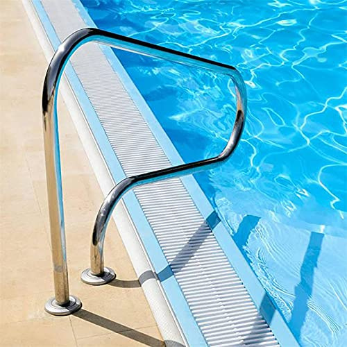 barandilla, Pasamanos for piscina, pasamanos de seguridad for con cubierta azul real 1,2 m, barandilla acero inoxidable 304 for