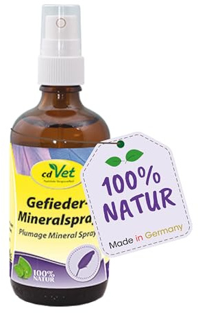 cdVet GefiederMineralspray für Vögel | mit Aloe Vera und Teebaumöl 100ml