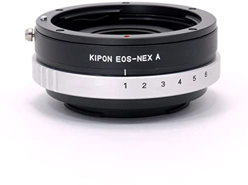 Kipon EOS-NEX A Camera Lens Adapter - Camera Lens Adapters (Sony E, Black, Canon EF/EOS - Sony NEX)