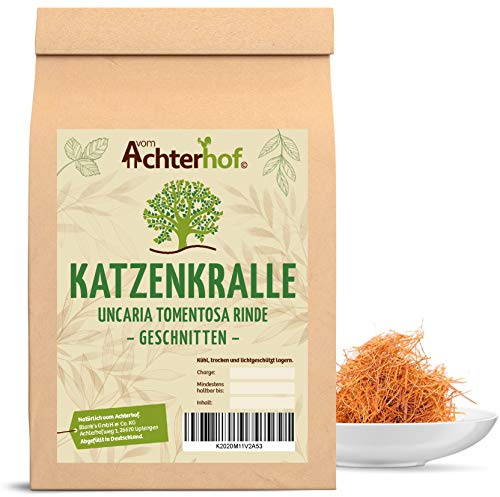 Katzenkralle Tee (Uncaria Tomentosa) | 500g | fein geschnittene Fäden | Tee aus der heiligen Pflanze Lateinamerikas | vom Achterhof