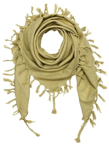 Freak Scene Palituch - beige - beige - 100x100 cm - Pali Palästinenser Arafat Tuch - 100% Baumwolle