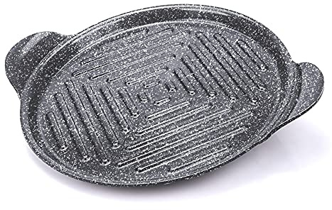 Moneta - Gusto - Grill rond en aluminium, gris, 25 cm