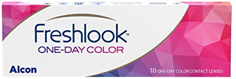 FreshLook One Day Blue farbige Tageslinsen weich | 10 Stück | BC 8.6 mm | DIA 13.8 mm | -00.75 Dioptrien