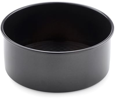 Prestige Inspire Bakeware Loose Base Round Cake Tin, 8 - Black, 21cm