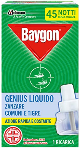 Baygon Electric Mosquito Killer Common and Tiger, Odorless, Pack of 1 Diffuser and a Refill for 45 Nights