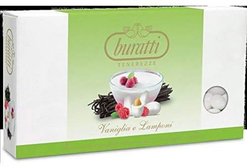 Buratti Confetti Tenerezze Gusto Vaniglia e Lamponi - 1 kg
