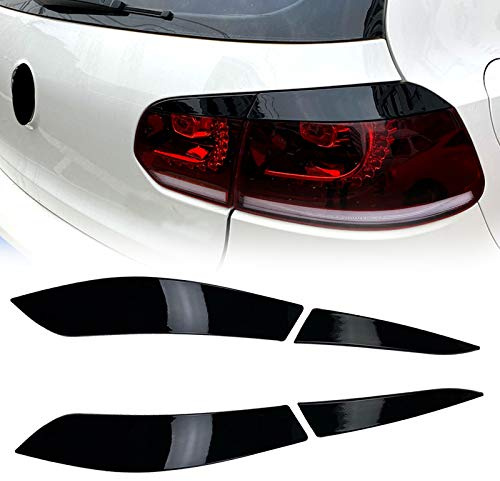 1 Paar Scheinwerfer Augenbrauen Ersatz für Golf VI MK6 2009-2012 | Regular Edition Auto Heckscheinwerfer Augenbrauen Scheinwerfer Augenlid Aufkleber