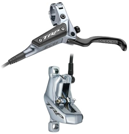 DHR EVO MTB-Bremse – linker Hebel – 1900 mm Schlauch – Silber