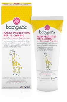 Babygella, Pasta Protettiva per Cambio Pannolino con Complesso Prebiotico, Azione Protettiva e Lenitiva, Confezioni da 100 ml