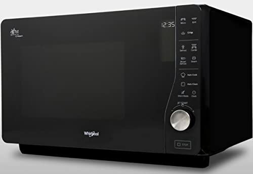 Whirlpool mikrowellengrill 25l 800w schwarz mwf427bl