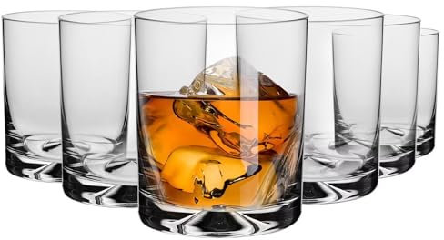 Krosno Juego de 6 Vasos de Whisky | 350 ml | Colección Mixology | Ideal para el Hogar, el Restaurante y la Fiesta | Lavavajillas