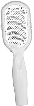 Healeved Exfoliador De Pies Acero Inoxidable Con Tapa 1 Unidad Grande Removedor De Callos Profesional Para Cuidado Personal y Pedicura En Casa