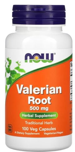 Now Foods – Valerian Root | Natural Sleep Aid and Relaxation Support – 500mg, 100 Veg Capsules