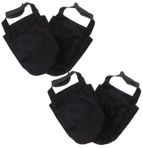 PartyKindom 2paia Copriscarpe da Bowling Unisex Regolabile Accessori da Bowling per Sport Copriscarpe Fascia Regolabile Articoli Sportivi Tappetino per Scarpe