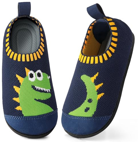 Comfyouth Pantoufles pour enfants garçons et filles - Respirantes - Antidérapantes - Pour la maternelle