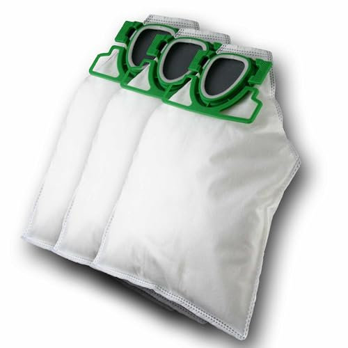 Bolsas de aspiradora de microfibra compatibles con Vorwerk Kobold VK 200 FP 200-6 unidades, 5 capas, aptas para alérgicos, calidad Premuim