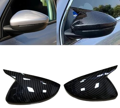 Außenspiegel Abdeckung Für Peugeot 208 2020-2023 Auto Rückspiegel Abdeckung Flügel Kappe Außen Fall Trim