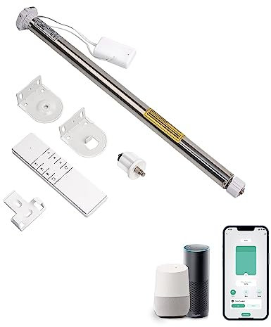 Zigbee Smart WiFi Roller Shade Motor for 1 1 8 Tubes Alexa & Google Voice Control Automated Window Blinds for Home Automation & Smart Living