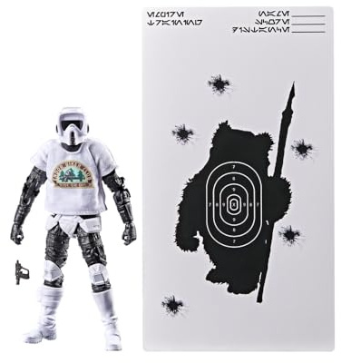 Star Wars The Black Series Scout Trooper, May The 4th Be with You - Figura de acción Coleccionable de 15 cm | Star Wars The Black Series - Figura de acción exclusiva de 6 pulgadas - Scout Trooper May the 4th Be With You