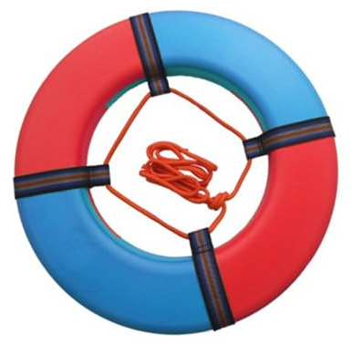 Whoasyst Anelli di nuoto in schiuma per bambini, salvagente salvavita, galleggiabilità, dispositivo di galleggiamento lanciabile per piscina, spiaggia, giochi d'acqua per barche attrezzature