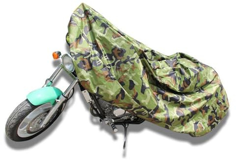 XXL Kamouflage Vattentätt Motorcykelöverdrag För VTX 1300 CRS RETRO Shadow VT VF 750 1100