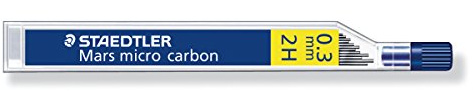 STAEDTLER 250 03-2H - 1 rör med 12 gruvor