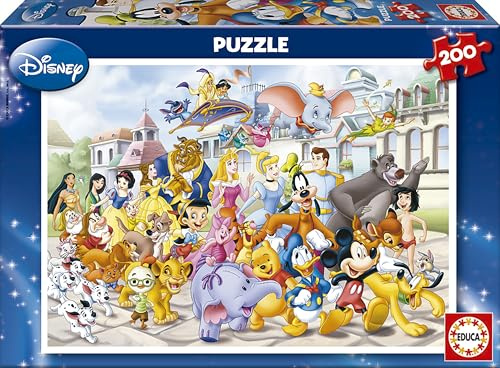 Educa - Puzzle Disney Parade | 200 pezzi Puzzle | Disney Personaggi, Bambini Parade | dai 6 anni (13289)
