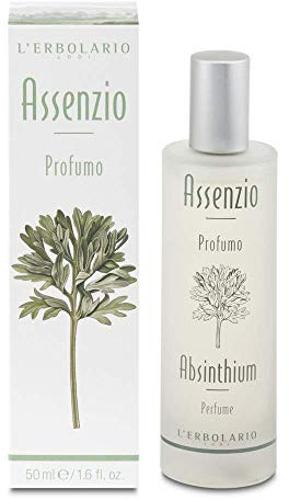 L'Erbolario Absinth Eau de Parfum, 1er Pack (1 x 50 ml) | Angenehm belebende Note, eindrucksvoll, parfümiert, exquisit leicht und einhüllend, aromatisch, holziger Duft