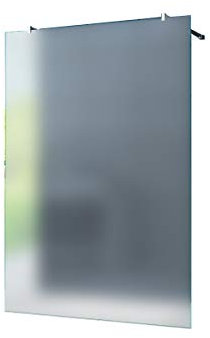 Freistehende 10 mm Duschabtrennung Düsseldorf - Milchglas, Frost 160 x 200 cm/Walk-In Duschtrennwand Duschwand Dusche