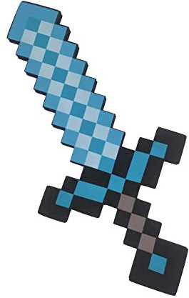 ThinkGeek - Espada de Diamante Minecraft de Espuma (TG8F48C)