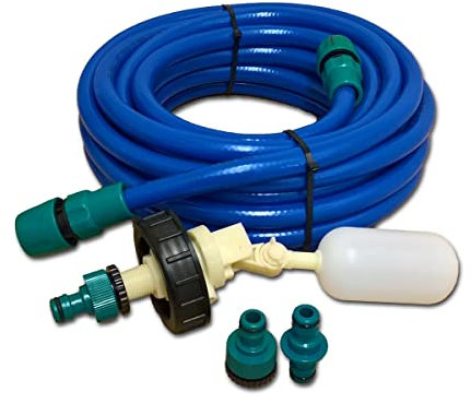 Mains Water Adaptor For A Aquaroll float system - A Universal Water Adaptor Kit Fits - Aquaroll-Aqua Caddy-Aquarius-Roly Poly & Water Hog Systems- 7.5 Meteres Of Hose Comes With All The Fittings - Free UK Shipping.