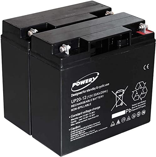 akku-net Blei-Gel Akku für USV APC Smart-UPS SMT1500I 20Ah (ersetzt auch 18Ah), 12V, Lead-Acid