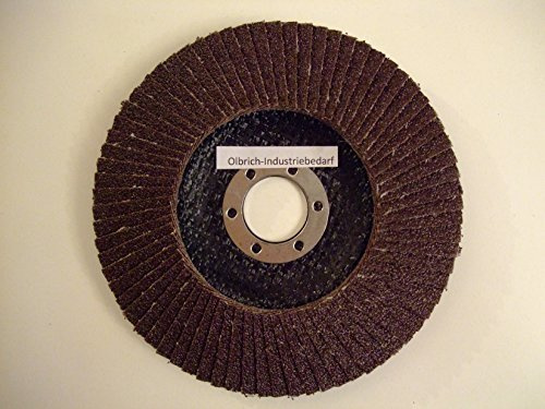 Olbrich-Industriebedarf Fächerscheiben 125 mm Stahl, Metall, Holz Korn 120-30 Stück