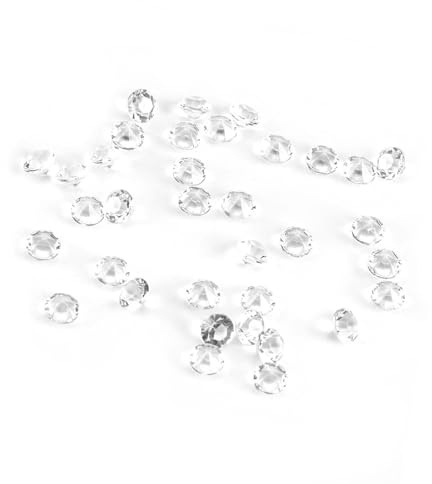 Zerodis Acryl Strasssteine 6mm Transparent Blau 1000 | 1000 Acryl-Strasssteine in transparentem Blau Ideal für DIY und Dekoration Glänzend und geruchsfrei Vielseitig klebbar