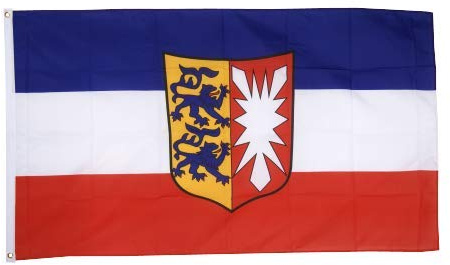 Flaggenfritze® Fahne Flagge Schleswig-Holstein 90 x 150 cm Premiumqualität