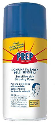 Set 6 Prep Schiuma Da Barba Per Pelli Sensibili Promo Pack Confezione Da 6 Pezzi Schiuma Da Barba Dermoprotettiva (Pelli Sensibili)