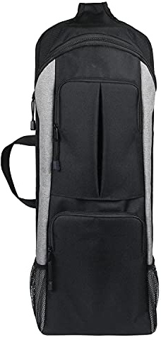 3DTengkit Yogamatten-Tasche, multifunktionale Yogamatten-Aufbewahrungstasche ，mit großer Seitentasche & Reißverschlusstasche Yogamatten-Tragetasche für Damen Herren Gym Sport