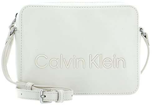 Calvin Klein Damen CK Set Camera Bag K60K610180 Crossovers, Weiß (Dark Ecru)