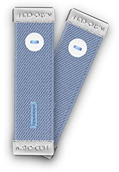 Nato Cuff - Der Original Hemdmanschettenhalter - Stoppen Sie das gerollte Langarmhemd - Ziehen Sie es elegant hoch - Elastische rutschfeste Ärmelhalter