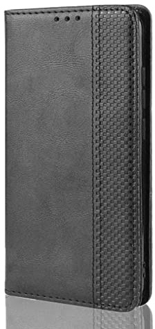 SEAHAI Leder Folio Hülle für Honor Magic 5 Pro (Magic5 Pro) Klapphülle, Flip Brieftasche Tasche mit Kartensteckplätzen, Premium PU Lederhülle Handyhülle Schutzhülle - Schwarz